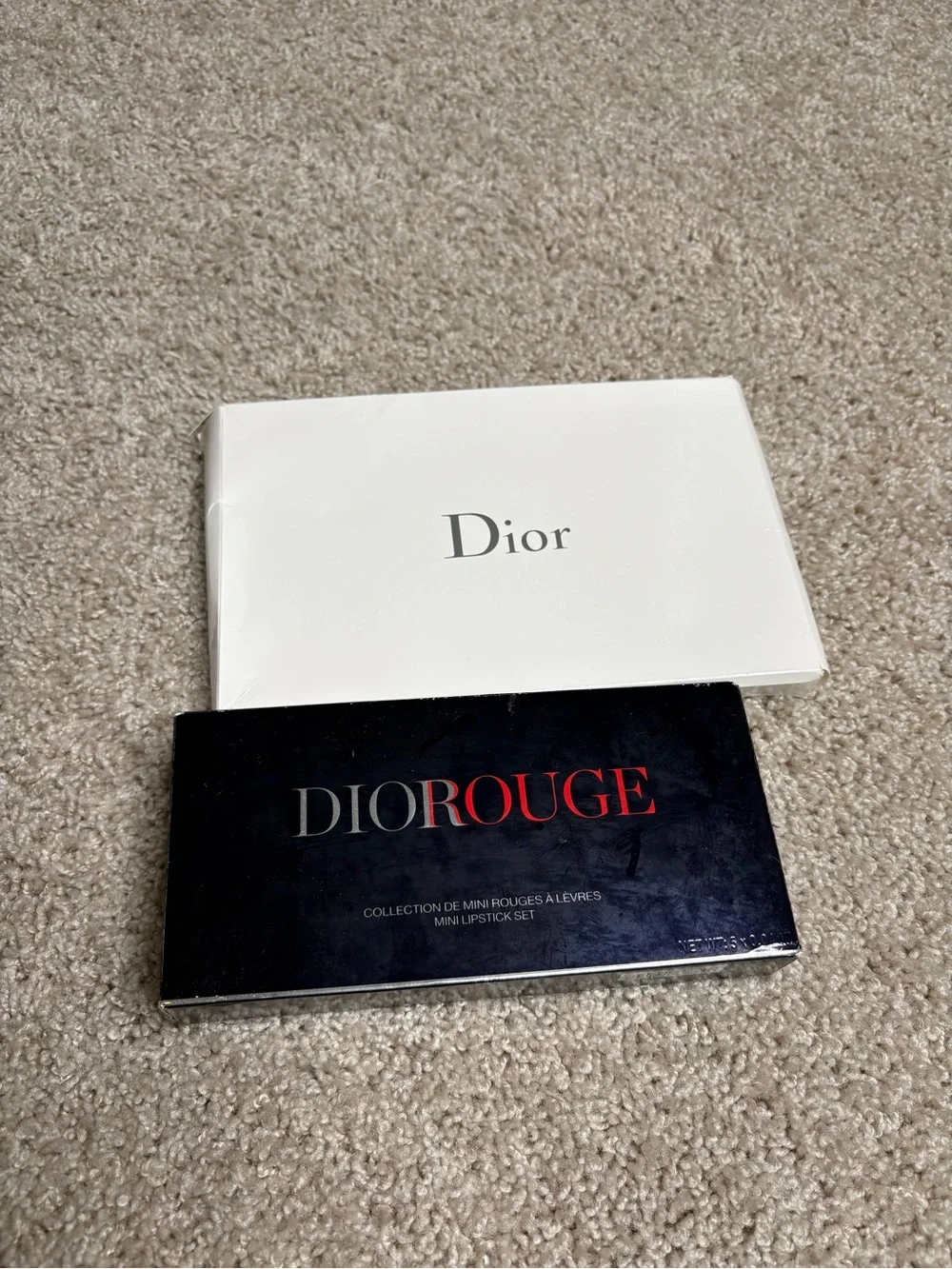 Dior Mini Lipstick Set *incomplete* & Pouch